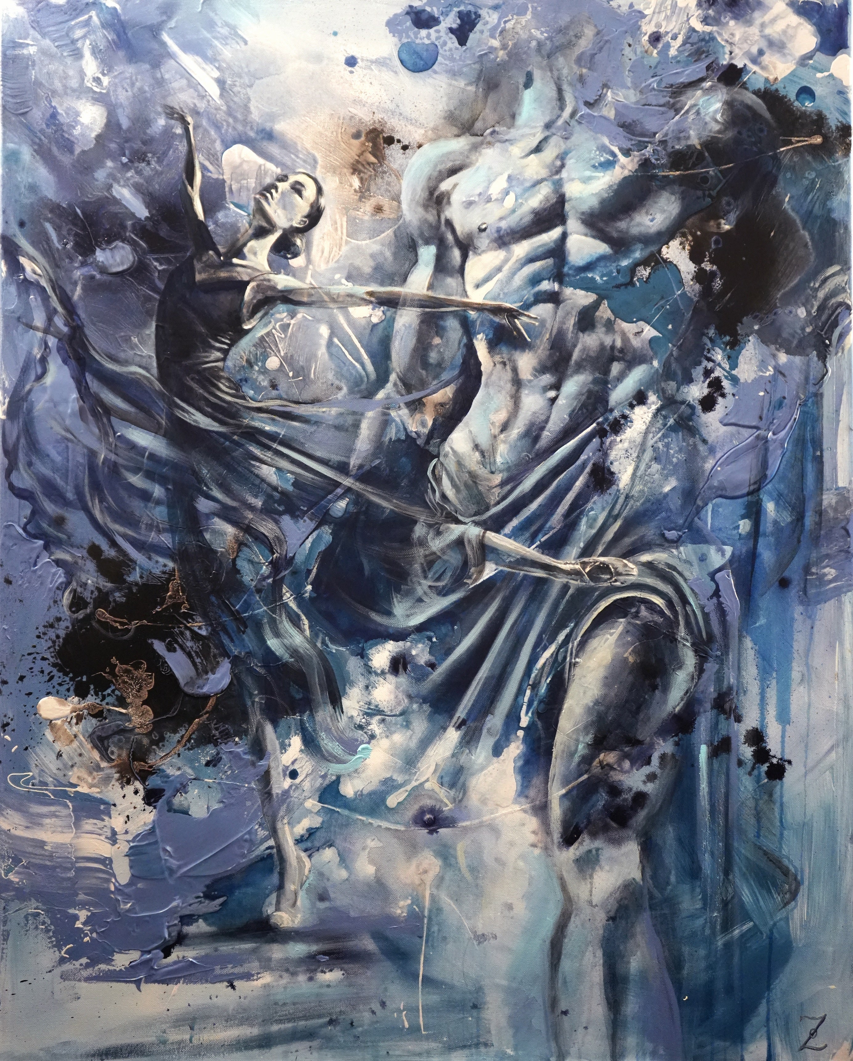 絵画　Art S.N Original painting on canvas 