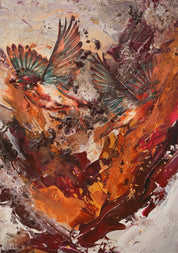 Original painting on canvas "Song of Life"