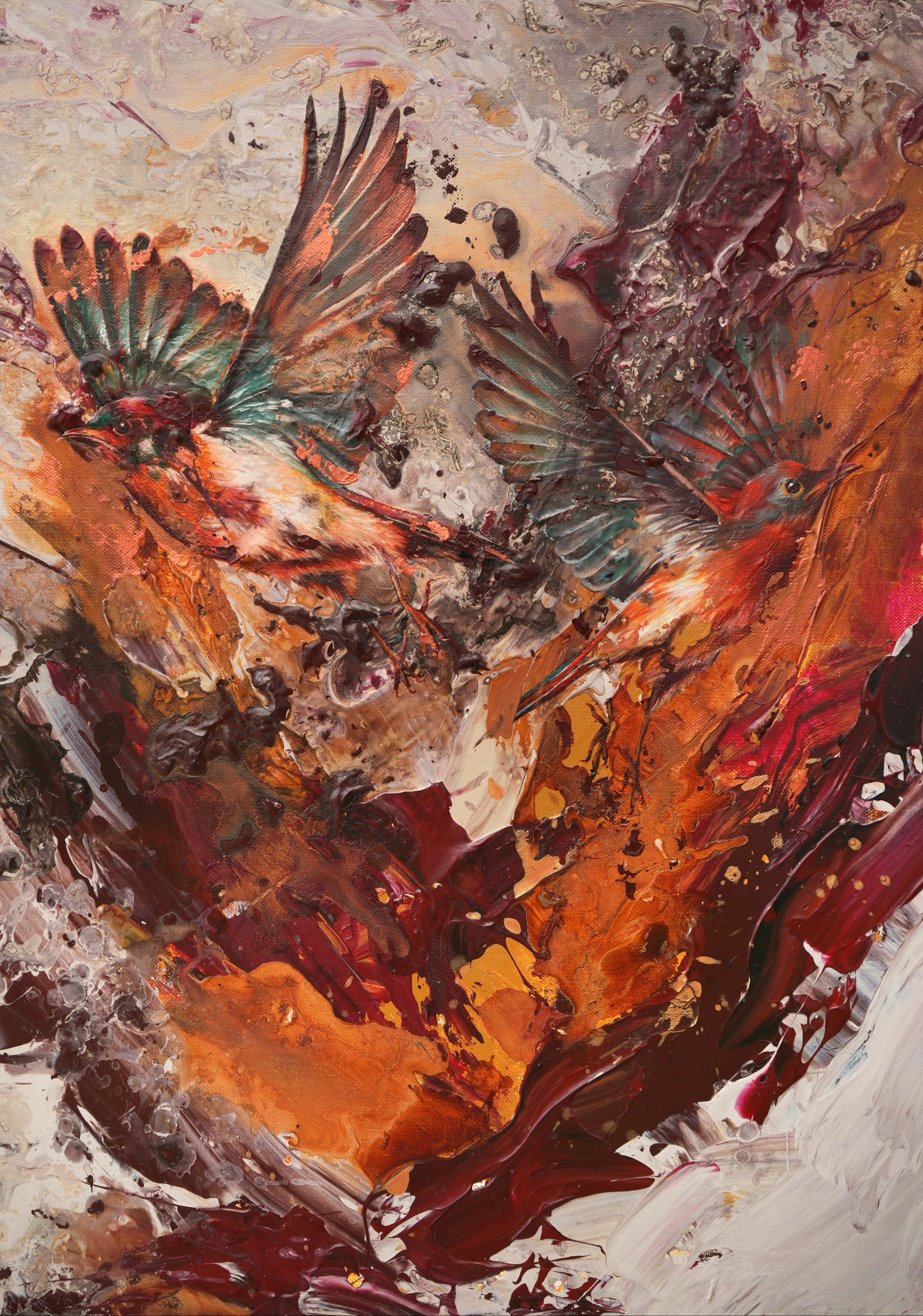 Original painting on canvas "Song of Life"
