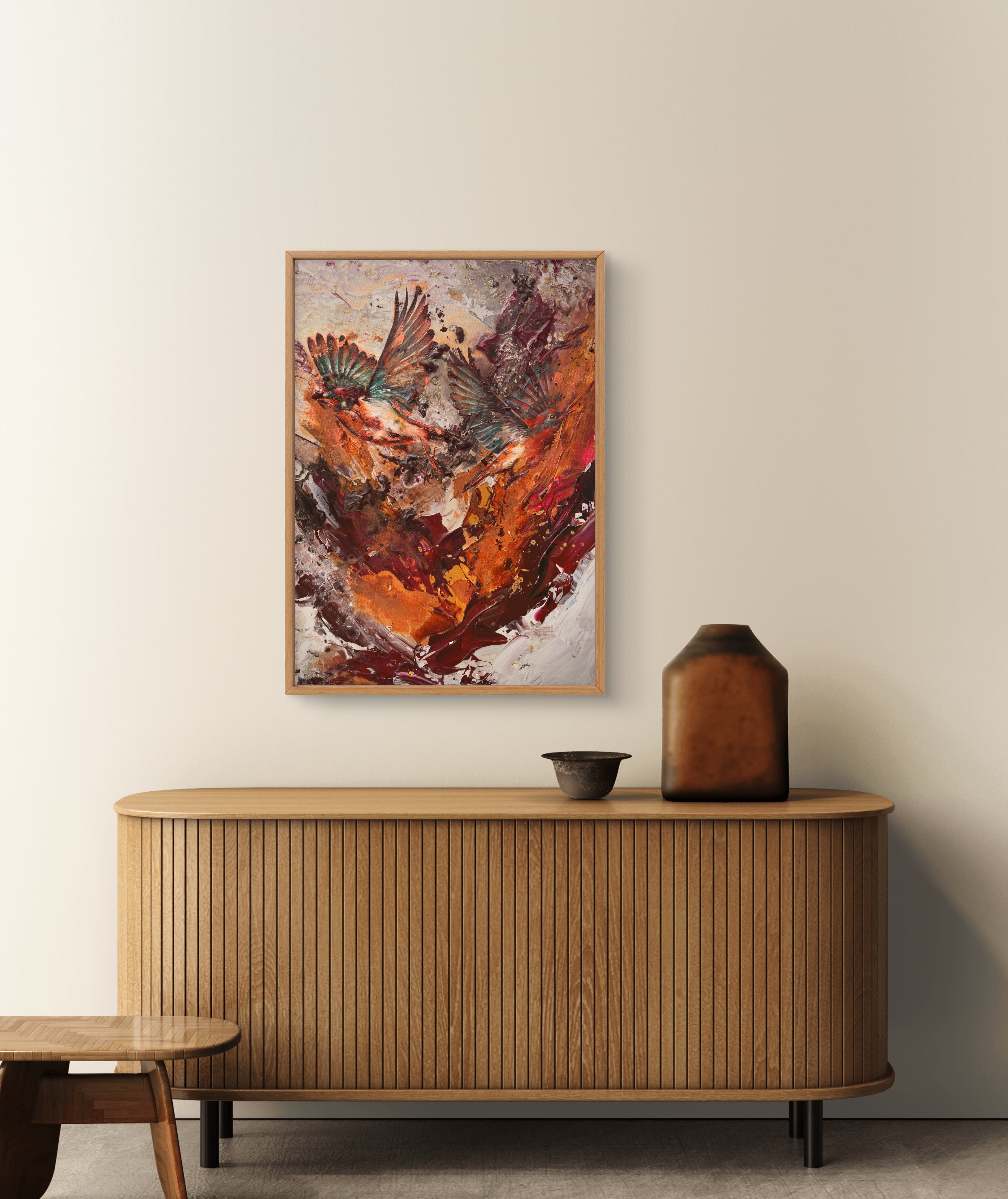 Original painting on canvas "Song of Life"