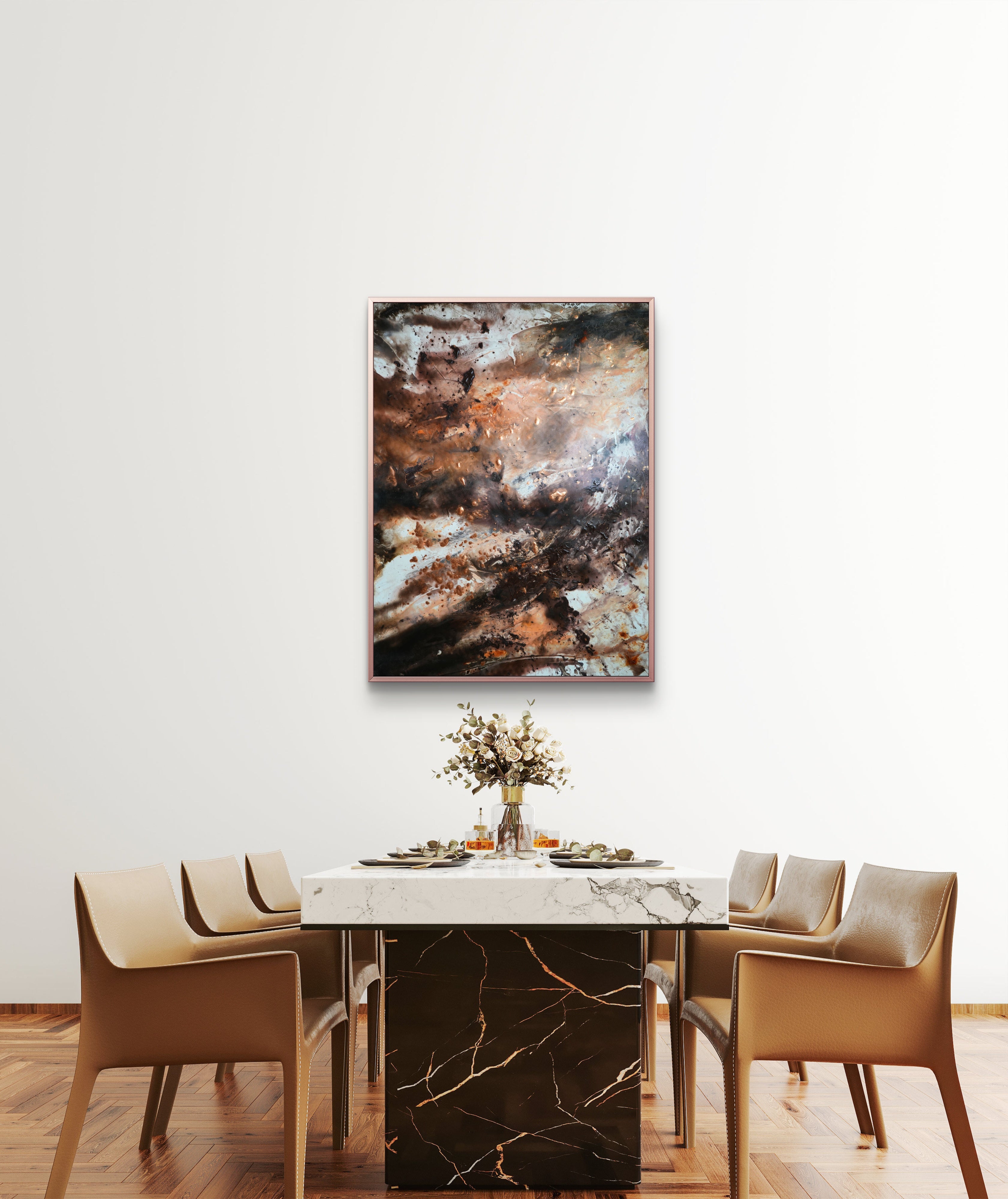 Original painting on canvas  "Sand & Storm"