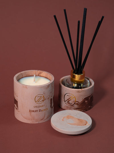 First Dance – Luxury Scented Candle | Almond, Honey & Black Coconut Small