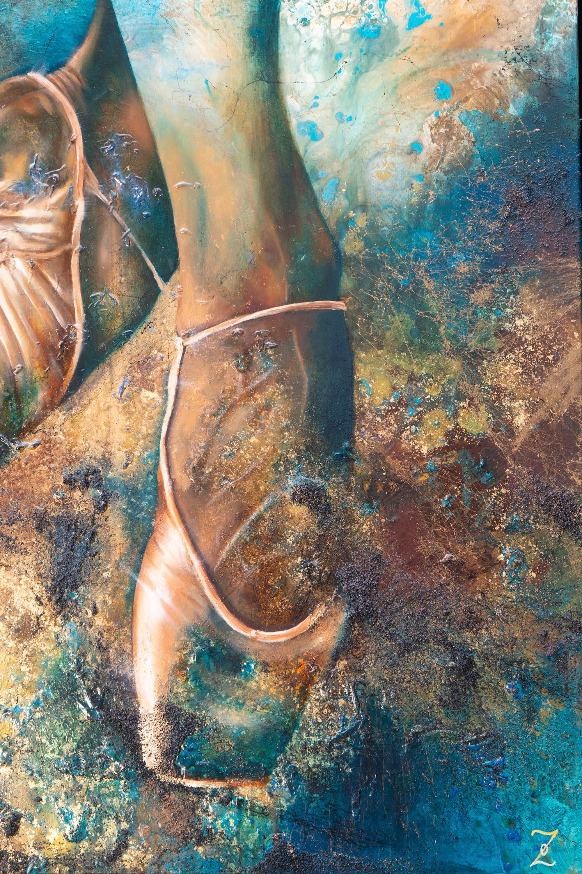 Original painting on canvas  "Warrior Queen" 60x80cm