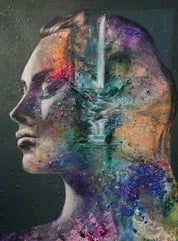 Original painting on canvas  "A Quiet Dreamer" 60x80cm