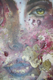 Original painting on canvas "I Bloom At Night"