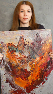 Original painting on canvas "Song of Life"