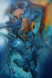 Diptych on canvas  "Song of Nature"  51x76 each