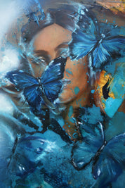 Diptych on canvas  "Song of Nature"  51x76 each