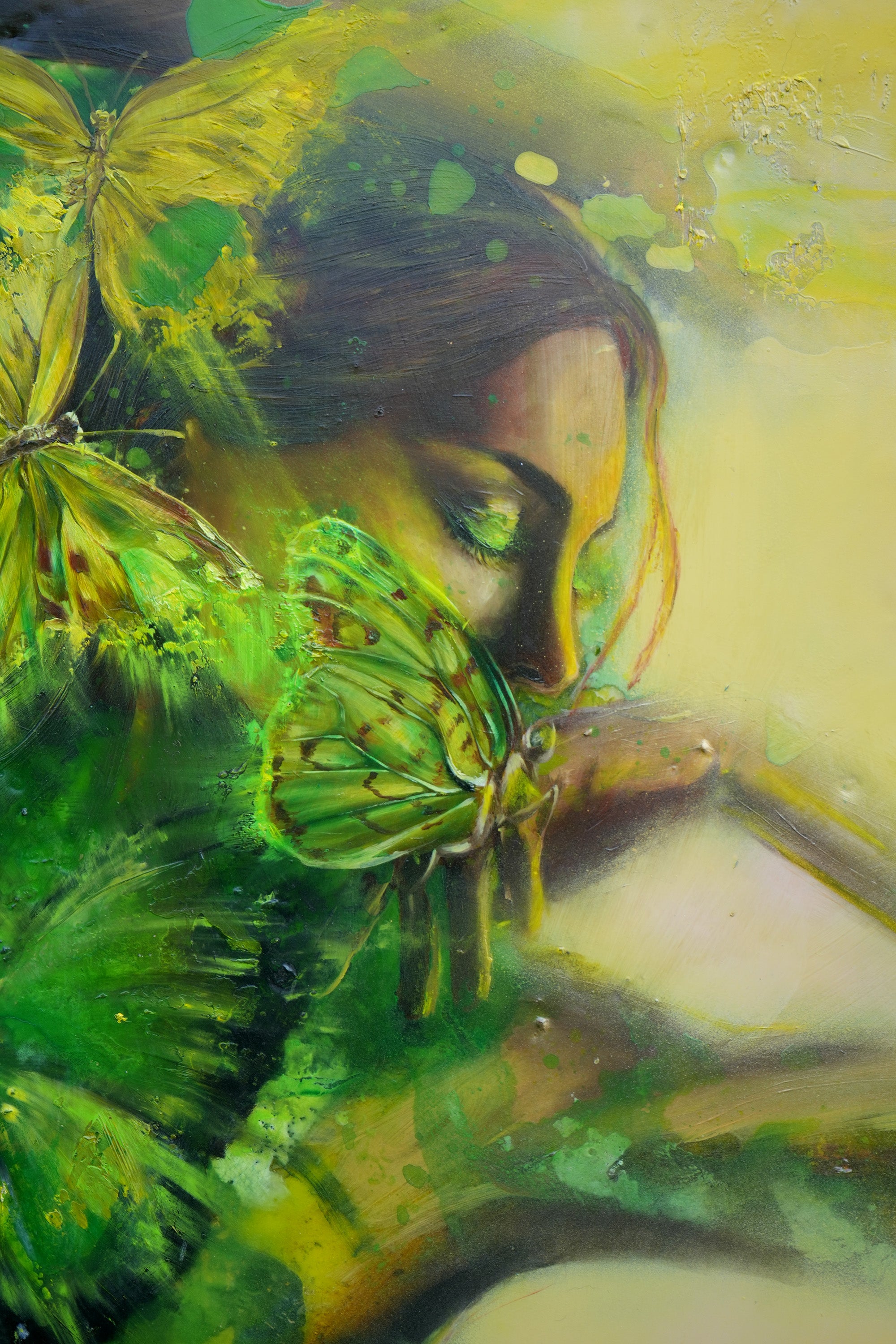 Diptych on canvas  "Song of Nature"  51x76 each