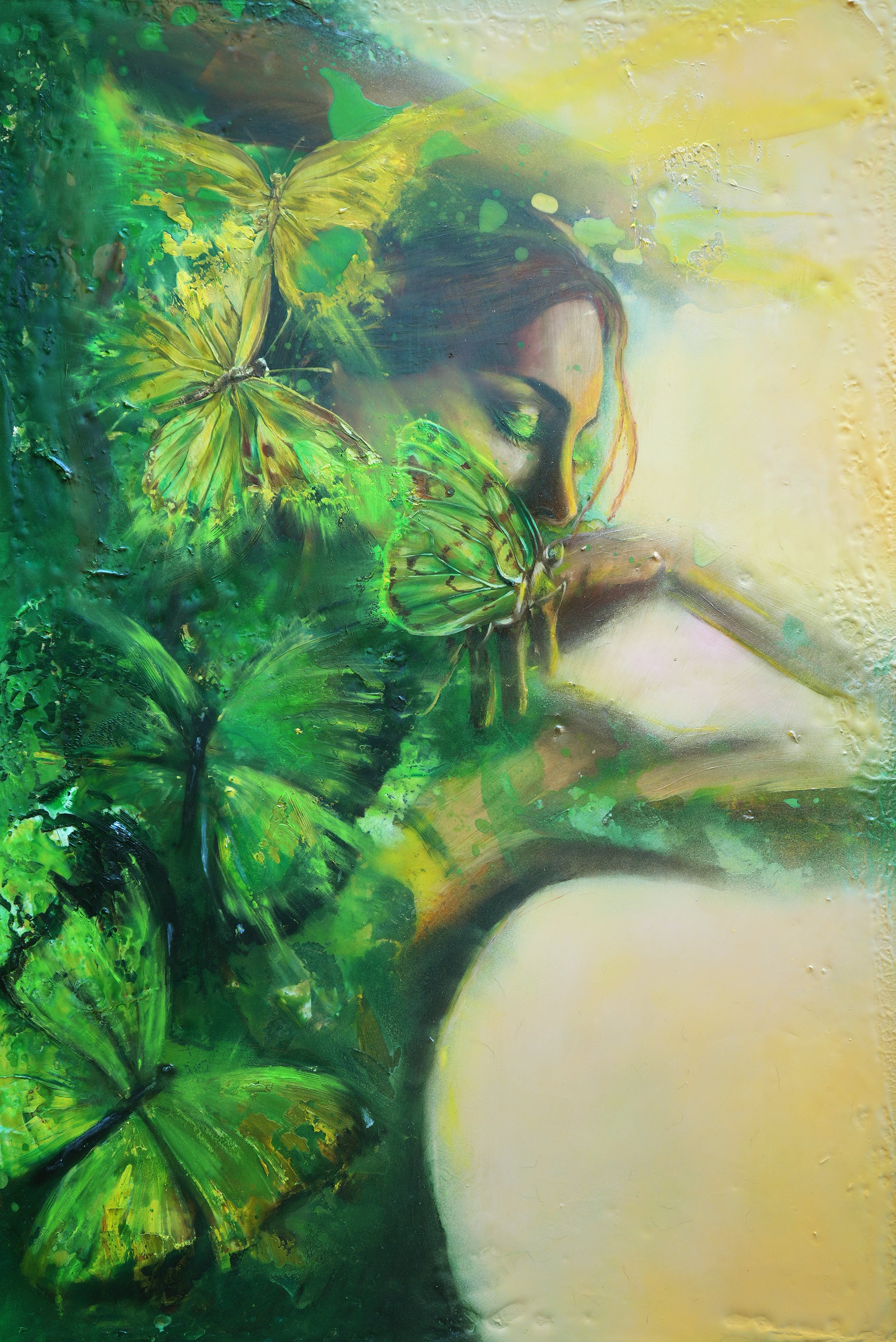Diptych on canvas  "Song of Nature"  51x76 each