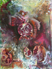 Original painting on canvas  "Hunger for Truth" 60x80cm