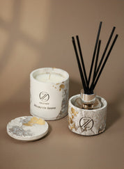 Heart of Stone – Luxury Scented Candle | Palo Santo, Myrrh & Tonka Bean