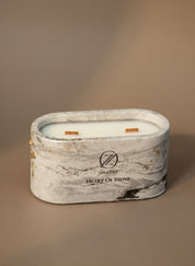 Heart of Stone – Luxury Scented Candle | Palo Santo, Myrrh & Tonka Bean