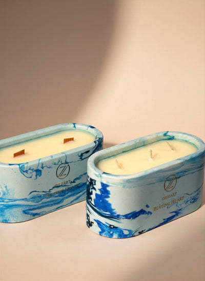 Beating Heart – Luxury Scented Candle | Grapefruit, Lavender & Black Pepper Large